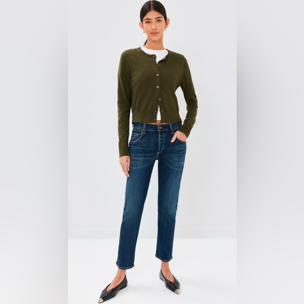 Citizens of Humanity Button Fly Mid Rise Emerson Slim Boyfriend Jeans-Sz 32